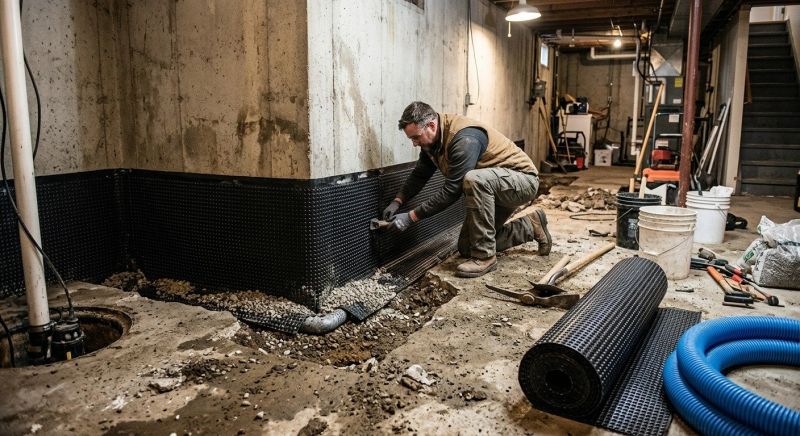 Basement Seepage Repair in Fort Collins, CO