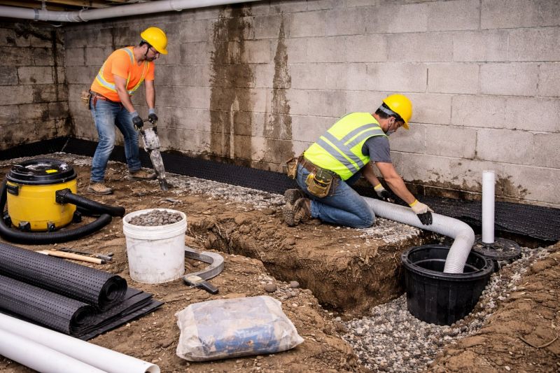 Basement Water Prevention in Greenville, SC