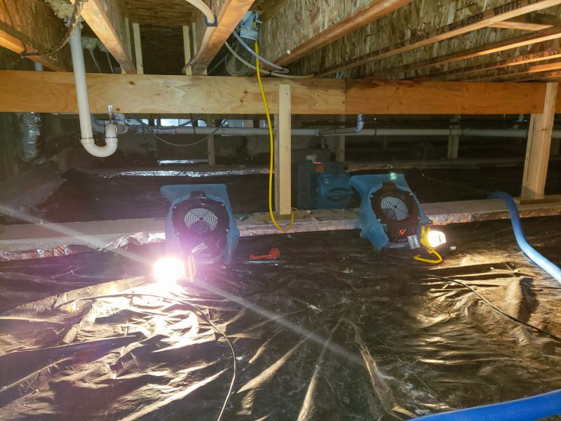 Crawlspace Water Restoration in Mesa, AZ