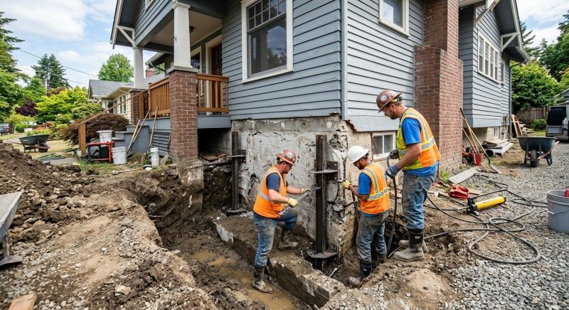 Foundation Settlement Repair in Columbus, OH