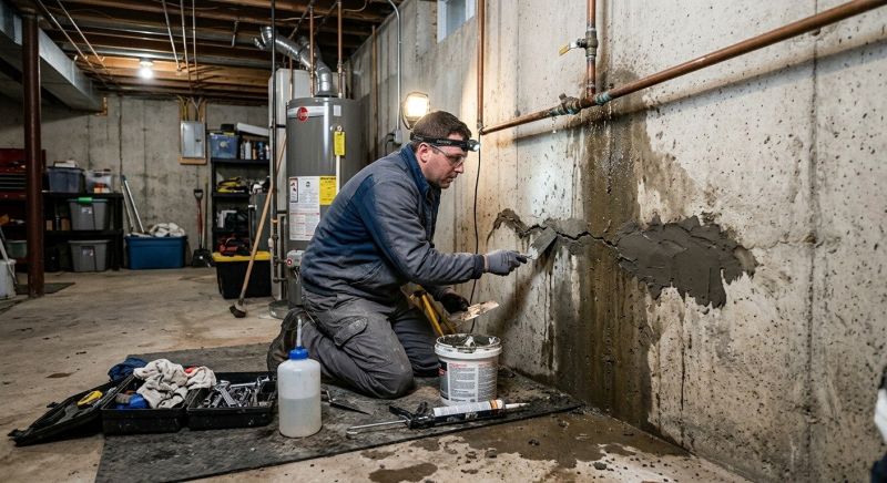 Wet Basement Repair in Greenville, SC